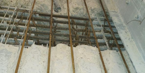 Ajout d'acier sur ouvrage béton