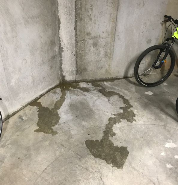 Infiltrations dans un sous-sol