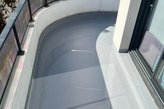 Revêtement d'étanchéité sur un balcon