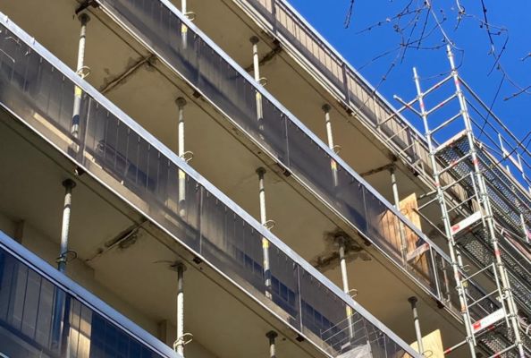 Balcon sous dimensionné