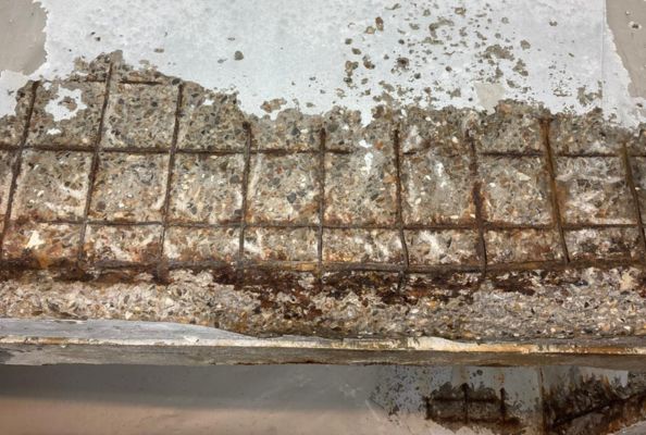 Corrosion poutre