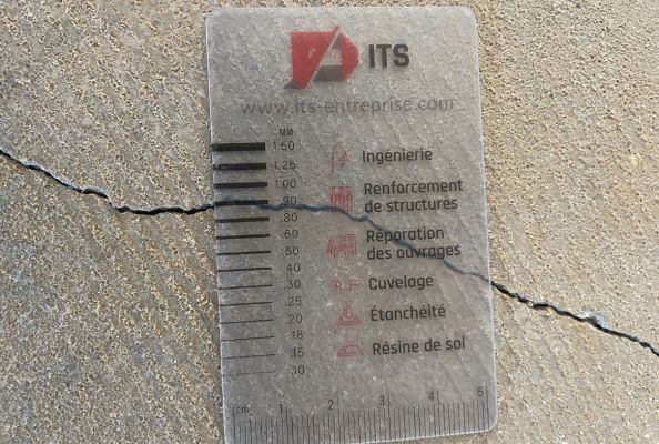 Mesure des fissures