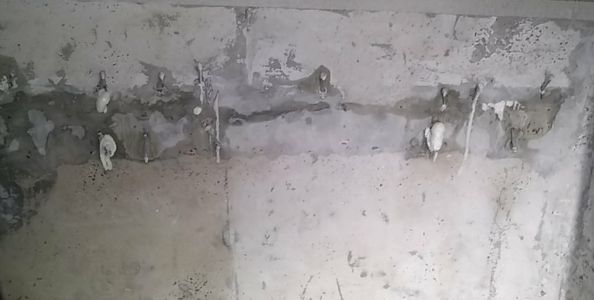 Injection vide coulis parking