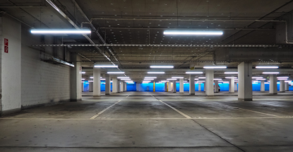 Parking en béton précontraint