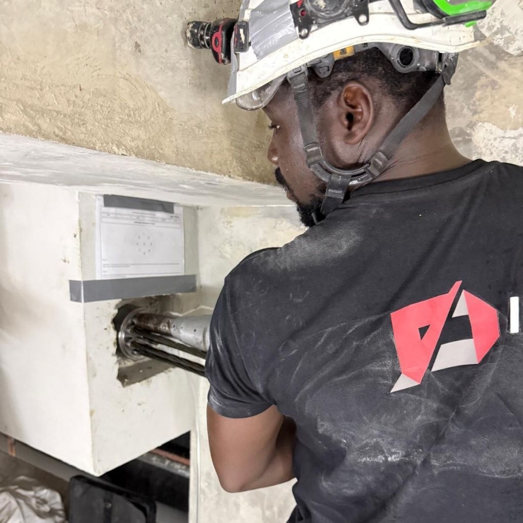Précontrainte additionnelle sur une poutre en béton