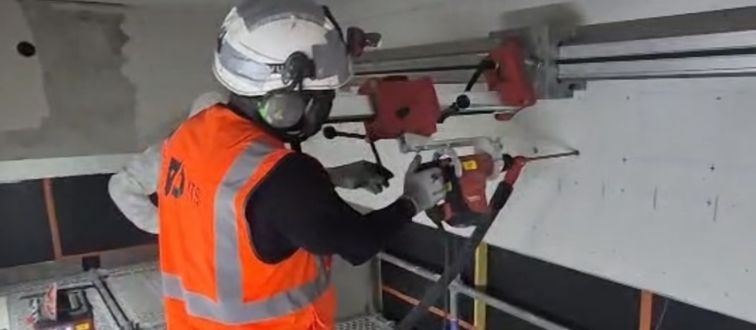 Outil de percement conçue avec Hilti